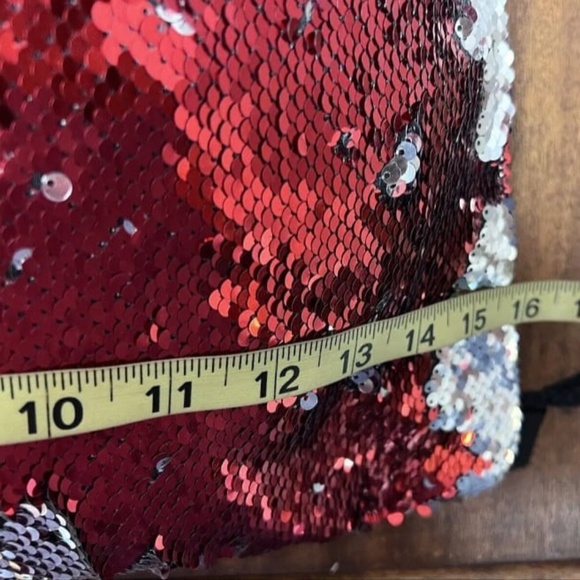 Lucky 7 , women, Made in USA, Bag Red Sequins For Party Nice Style .! - Picture 8 of 9
